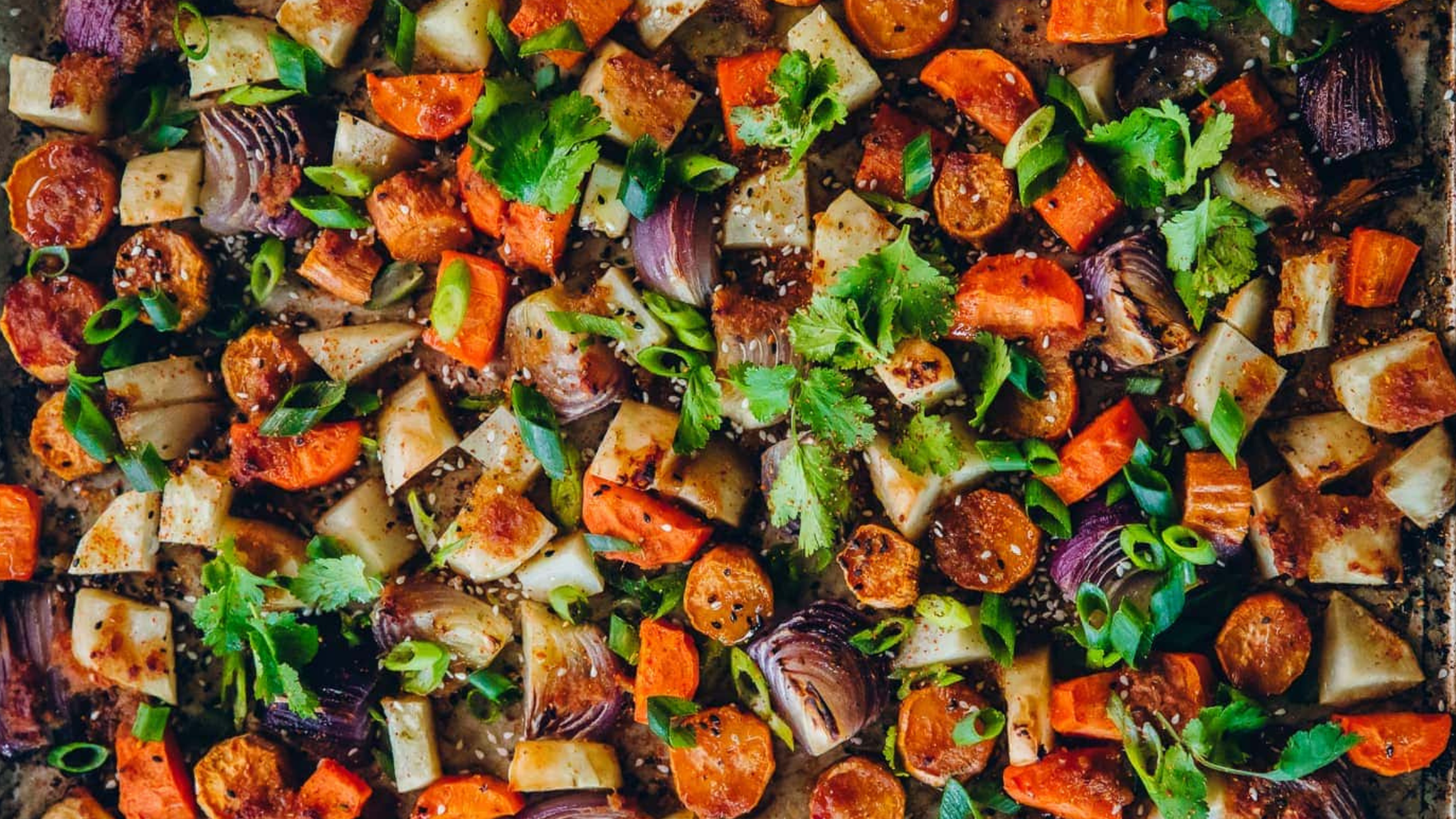 Miso-Roasted Japanese Sweet Potato – Green Tomato
