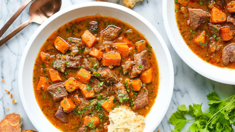 Beef Stew with Sweet Potatoes