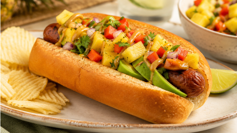 Florida-Style Tropical Hot Dogs