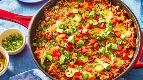Florida-Style Tropical Ground Beef Skillet