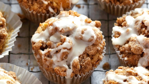 Pink Lady Apple Cinnamon Muffins