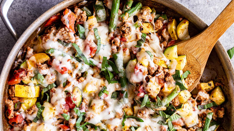 Ground Turkey Veggie Skillet