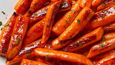 Citrus Glazed Roasted Carrots