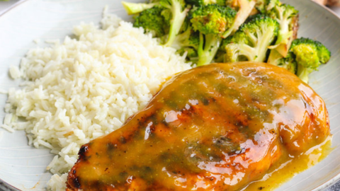 Florida Mango Glazed Chicken with Citrus Rice