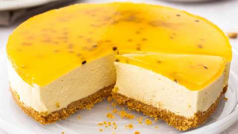 No-Bake Passion Fruit Cheesecake