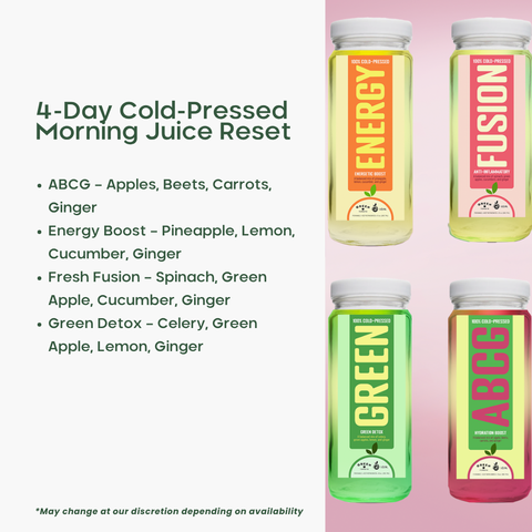 4-pack Cold-Pressed Morning Juice Reset