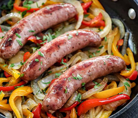 Grass Fed Bratwurst Traditional - Green Tomato 