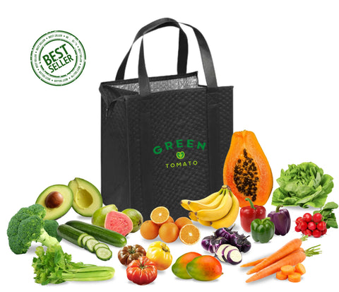 Beefsteak (X-Large) Mixed Fruit and Veggie tote bag 