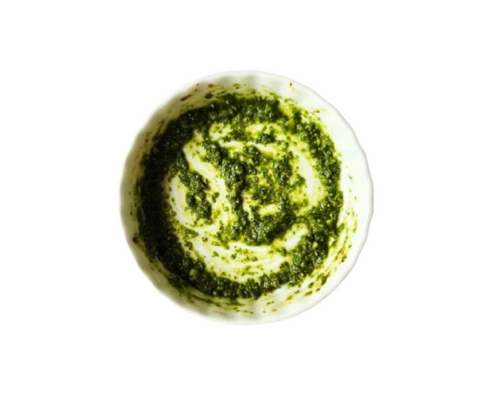 Basil Pesto Parmesan Labneh Dip - Green Tomato 