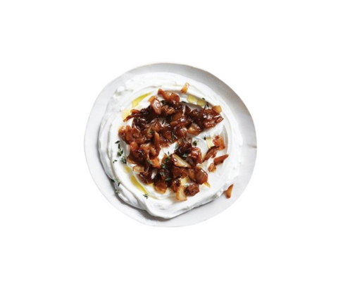 Caramelized Onion Labneh Dip - Green Tomato 