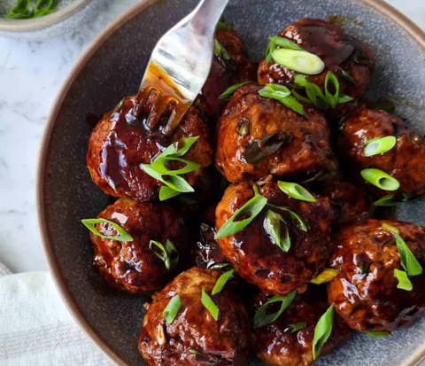 Grass Fed Italian Pork Meatballs - Green Tomato 