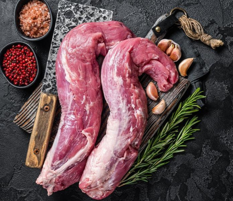 Grass Fed Pork Tenderloin - Green Tomato 