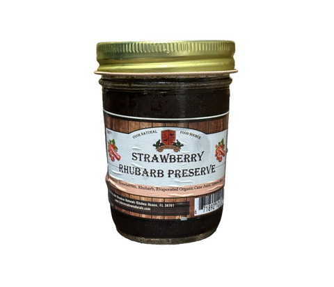 Organic Strawberry & Rhubarb Preserve