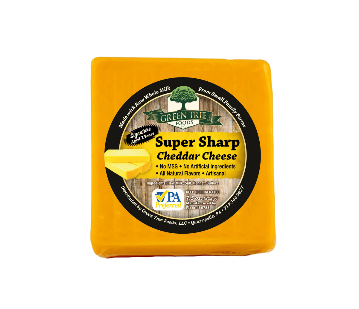 Sharp Cheddar Cheese 2 Years Aged – Green Tomato